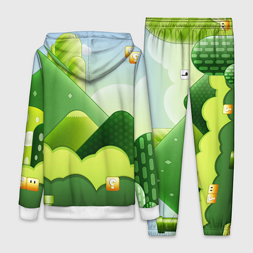 Женский костюм Вселенная марио / 3D-Белый – фото 2