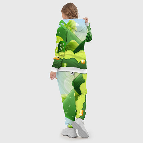 Женский костюм Вселенная марио / 3D-Белый – фото 5