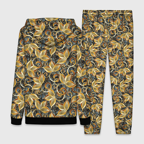 Женский костюм Текстурные узоры / 3D-Черный – фото 2