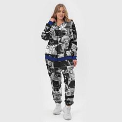Женский 3D-костюм Хэллсинг паттерн Hellsing, цвет: 3D-синий — фото 2