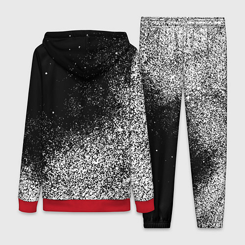 Женский костюм Ювентус juventus Белые брызги / 3D-Красный – фото 2