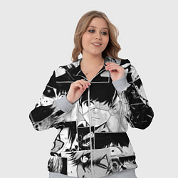 Женский 3D-костюм Токийский гуль паттерн, цвет: 3D-меланж — фото 2