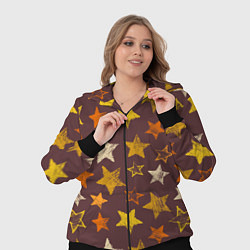 Женский 3D-костюм Звездное коричневое небо, цвет: 3D-черный — фото 2