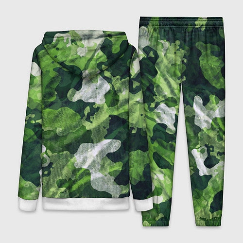 Женский костюм Camouflage Pattern Камуфляж Паттерн / 3D-Белый – фото 2