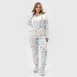 Женский 3D-костюм Слова поддержки, цвет: 3D-белый — фото 2