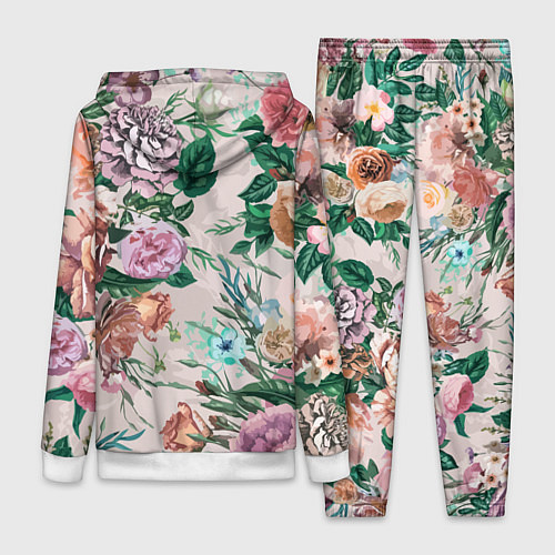 Женский костюм Color floral pattern Expressionism Summer / 3D-Белый – фото 2