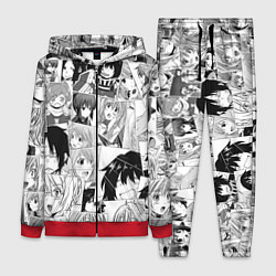 Женский 3D-костюм Log Horizon pattern, цвет: 3D-красный
