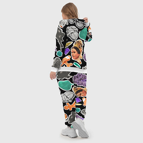 Женский костюм Underground pattern Fashion trend / 3D-Белый – фото 5