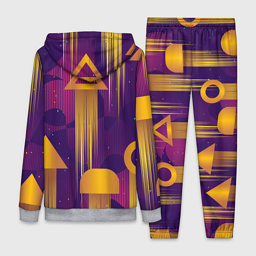 Женский костюм Игровые геометрические фигуры / 3D-Меланж – фото 2