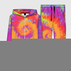 Женский 3D-костюм Тай дай в радуге, цвет: 3D-меланж