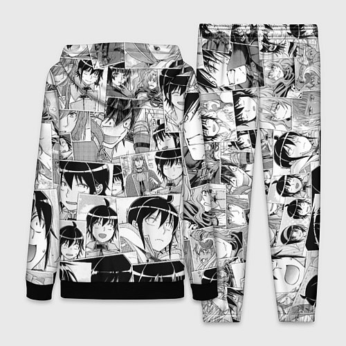 Женский костюм Tsuki ga Michibiku Isekai Douchuu pattern / 3D-Черный – фото 2