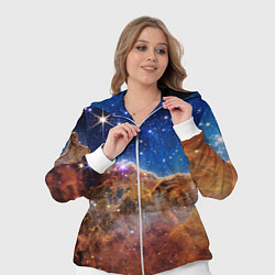 Женский 3D-костюм Туманность Киля фото НАСА, цвет: 3D-белый — фото 2