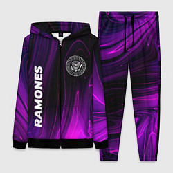 Женский 3D-костюм Ramones Violet Plasma, цвет: 3D-черный