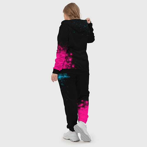 Женский костюм Thirty Seconds to Mars Neon Gradient / 3D-Черный – фото 5