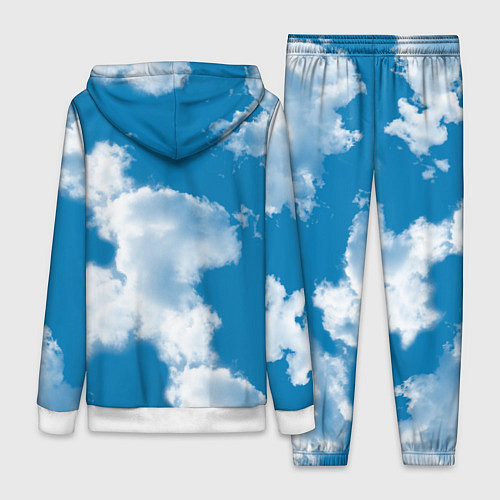 Женский костюм Небо в облаках / 3D-Белый – фото 2