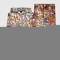 Женский 3D-костюм Объёмный витраж, цвет: 3D-белый