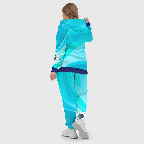 Женский костюм Ювентус Абстракция / 3D-Синий – фото 5