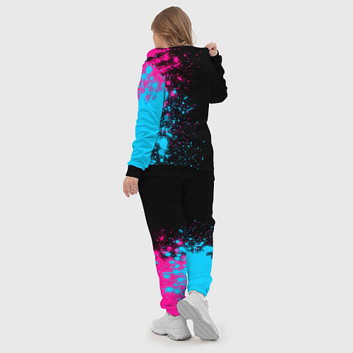 Женский костюм Chelsea - neon gradient: по-вертикали / 3D-Черный – фото 5