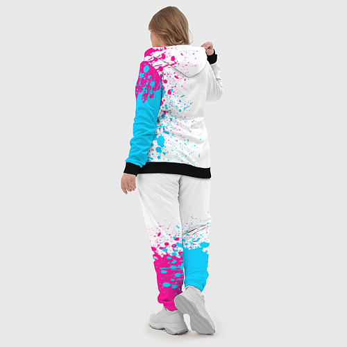 Женский костюм Nine Inch Nails neon gradient style: по-вертикали / 3D-Черный – фото 5