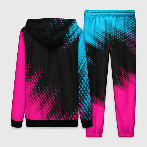 Женский костюм Lifan - neon gradient: надпись, символ / 3D-Черный – фото 2