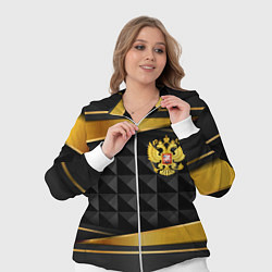 Женский 3D-костюм Gold & black - Russia, цвет: 3D-белый — фото 2