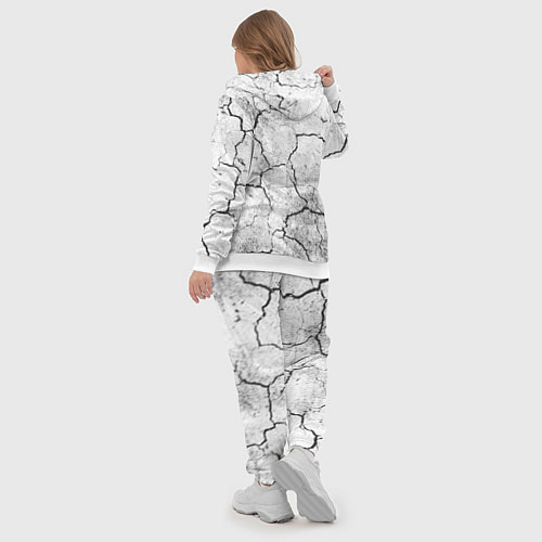 Женский костюм Джиу-Джитсу : Потресканная земля / 3D-Белый – фото 5