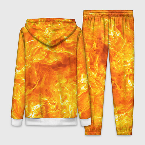 Женский костюм Бушующий огонь / 3D-Белый – фото 2