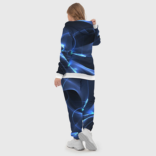 Женский костюм Свечение - абстракция / 3D-Белый – фото 5