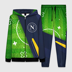 Женский 3D-костюм Napoli football field, цвет: 3D-черный
