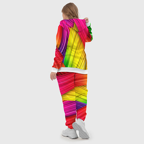Женский костюм Multicolored ribbons / 3D-Белый – фото 5