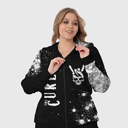 Женский 3D-костюм The Cure и рок символ на темном фоне, цвет: 3D-черный — фото 2