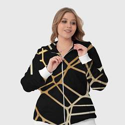 Женский 3D-костюм Золотая сеть, цвет: 3D-белый — фото 2