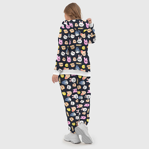 Женский костюм Skzoo pattern / 3D-Белый – фото 5