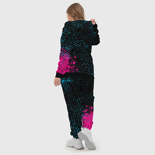 Женский костюм Motorhead - neon gradient: надпись, символ / 3D-Черный – фото 5