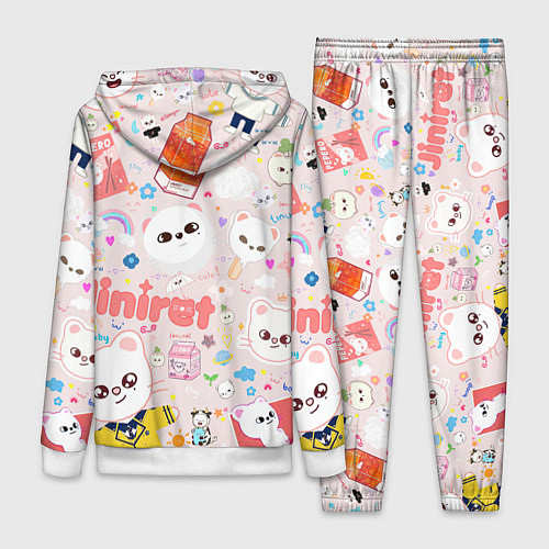 Женский костюм Skzoo Jinniret pattern cartoon avatar / 3D-Белый – фото 2