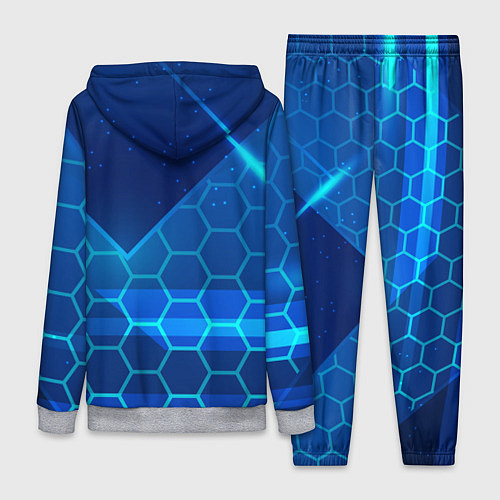 Женский костюм Napoli Соты абстракция / 3D-Меланж – фото 2