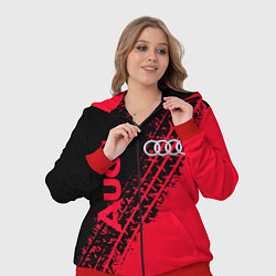 Женский 3D-костюм Audi, цвет: 3D-красный — фото 2
