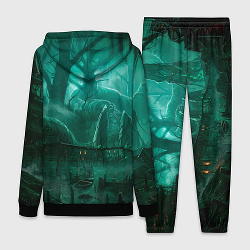 Женский костюм Причал у болота / 3D-Черный – фото 2