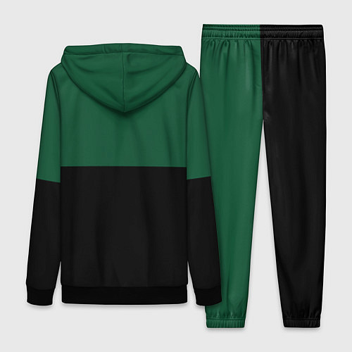 Женский костюм Серьёзный Зелёный / 3D-Черный – фото 2