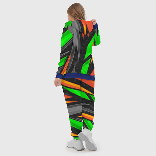 Женский костюм Абстракция / 3D-Синий – фото 5