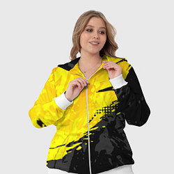 Женский 3D-костюм Black and yellow, цвет: 3D-белый — фото 2