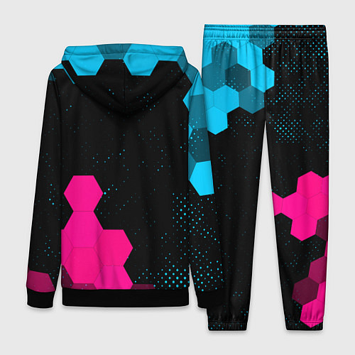 Женский костюм ARC Raiders - neon gradient: надпись, символ / 3D-Черный – фото 2