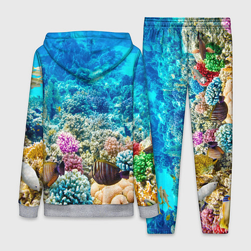 Женский костюм Дно морское / 3D-Меланж – фото 2