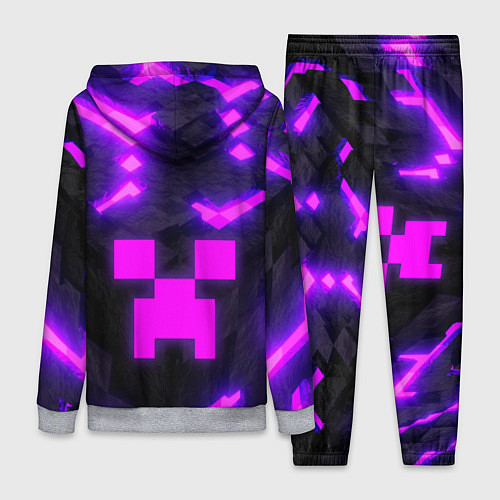 Женский костюм Майнкрафт розовый / 3D-Меланж – фото 2