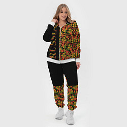 Женский 3D-костюм Хохлома-символ России, цвет: 3D-белый — фото 2