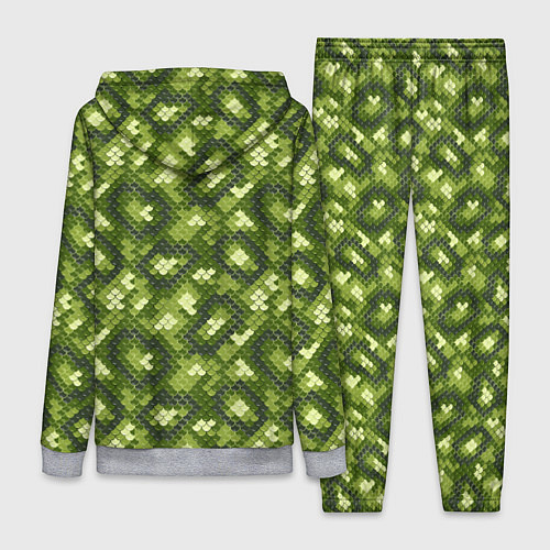 Женский костюм Милитари Чешуя / 3D-Меланж – фото 2