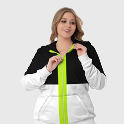 Женский 3D-костюм Геометрия Инь-Янь, цвет: 3D-белый — фото 2