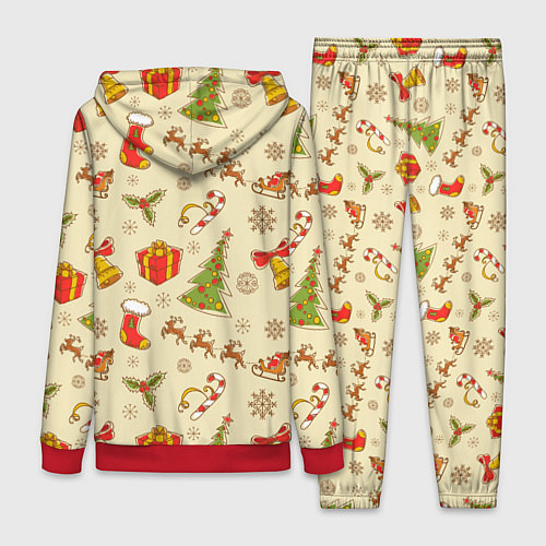 Женский костюм С Новым 2023 Годом / 3D-Красный – фото 2