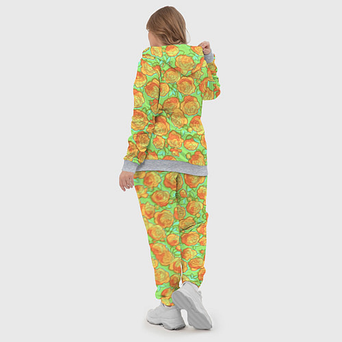 Женский костюм Яркая Чайная роза / 3D-Меланж – фото 5