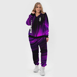Женский 3D-костюм Slipknot violet plasma, цвет: 3D-черный — фото 2